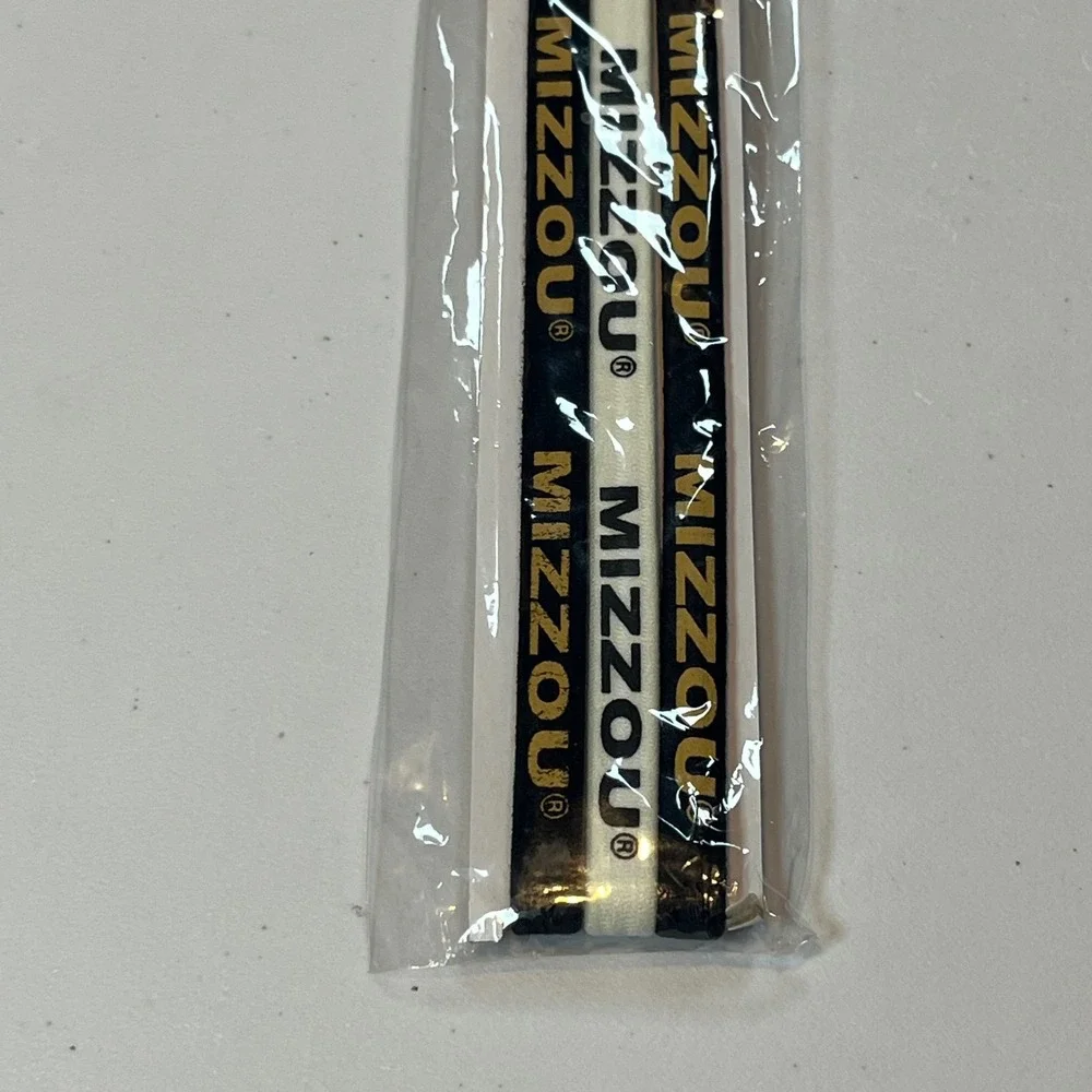 Little Earth NCAA Missouri Tigers Mizzou Elastic Headbands 3 Pack AntiSlip Black